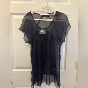 Antik Batik silk blouse, SZ M